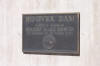 A plaque on the dam