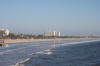 Looking back at LA from Santa Monica Pier